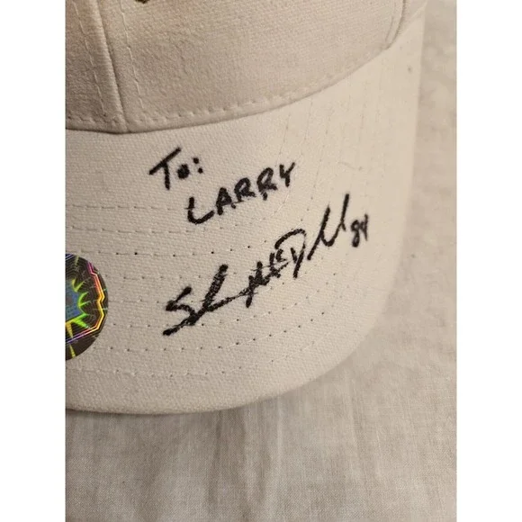 St Louis Rams Champions 2001 Ball Cap Hat Adjustable NFC Reebok SIGNED MCDONALD